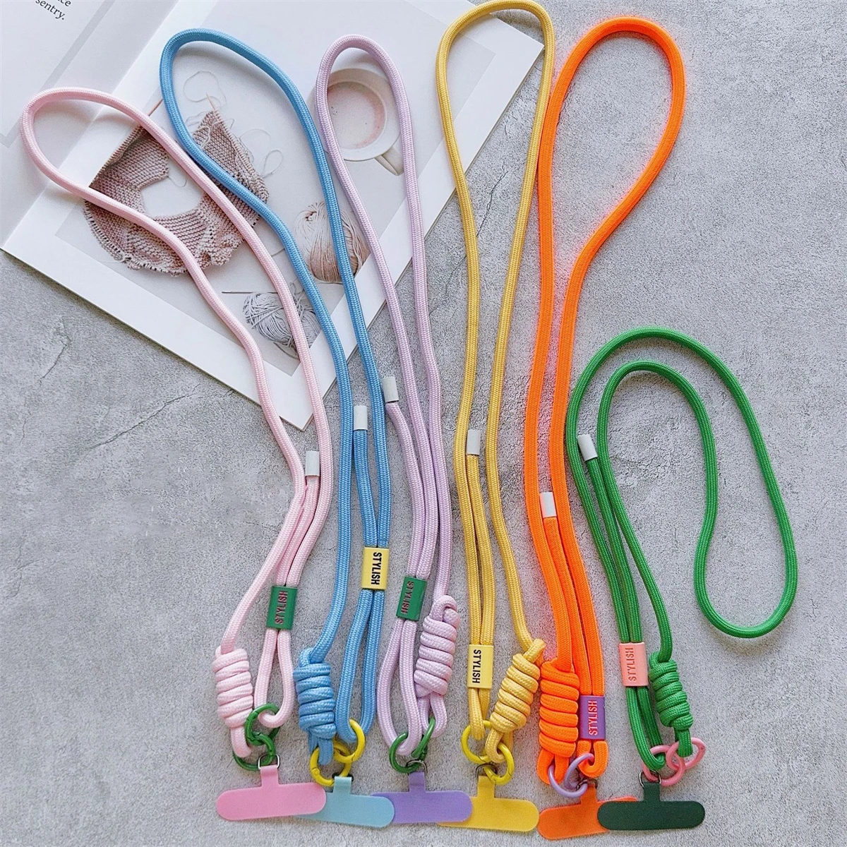Einfaches, verstellbares Handy-Universal-Lanyard, Umhängetasche-Seil, langes Handy-Lanyard, Schultergurt, Seil