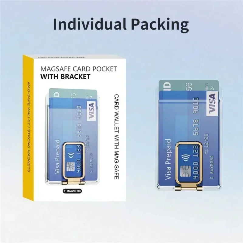 Starke magnetische Magsafe-Kartenhalter-Geldbörse für iPhone 16 15 14 13 12 Samsung S25 S23 S24 Ultra – Bild 2