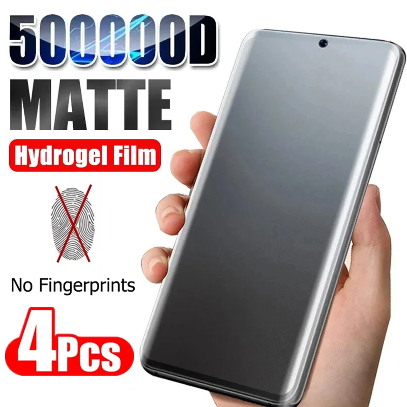 Galaxy S21+: 4Pcs Matte Hydrogel Film Screen Protector E