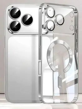 iPhone Air: Kameraschutz, klare Luxus-Beschichtung, weiches TPU, Fallschutz mit magnetischer Handyhülle