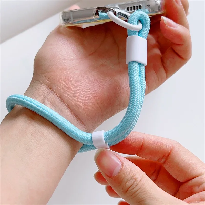 Universelles, verstellbares Handy-Handgelenkband, kurz, mit selbstsicherndem Anti-Drop-Design, langlebiges – Bild 2