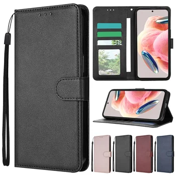 Redmi Note 14 Pro 5G: Brieftasche Karte Slot Stehen Magnetische Flip Leder Fall Für Xiaomi 14T 13T Redmi 14C