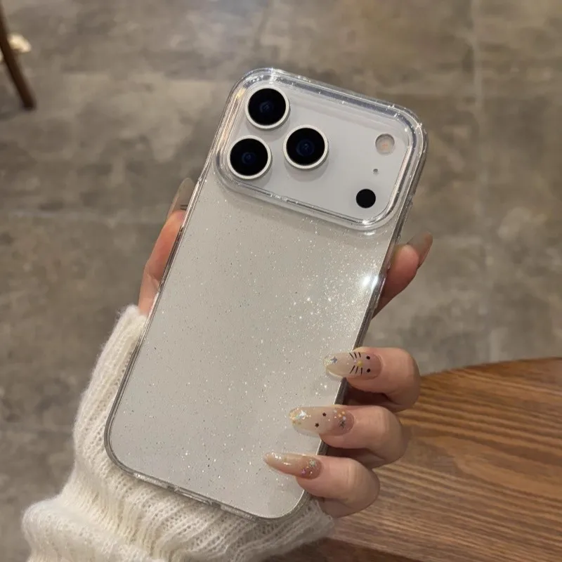 Luxuriöse Modische Glitzernde Transparente Handyhülle Cover – Bild 6