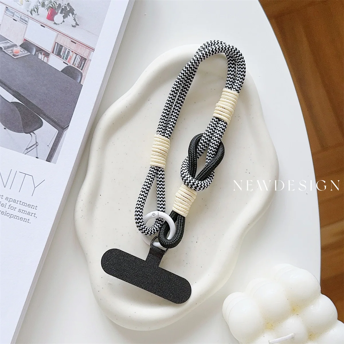 Telefon-Lanyard, Handschlaufe, Handyhülle, Verbindungsstück, universelles Handyhülle-Zubehör, rutschfest und sturzsicher, tragbarer Anhänger – Bild 6