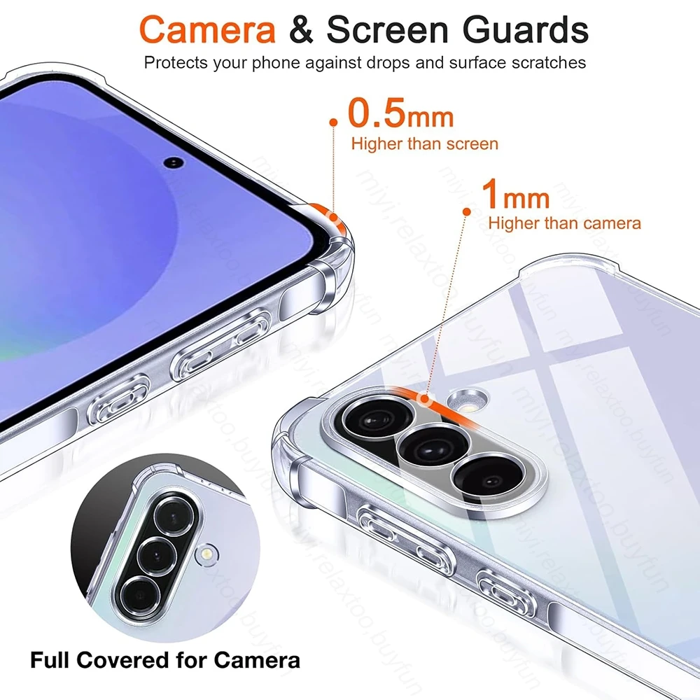 Stoßfeste Silikon-Softcase Transparente Hülle – Bild 4