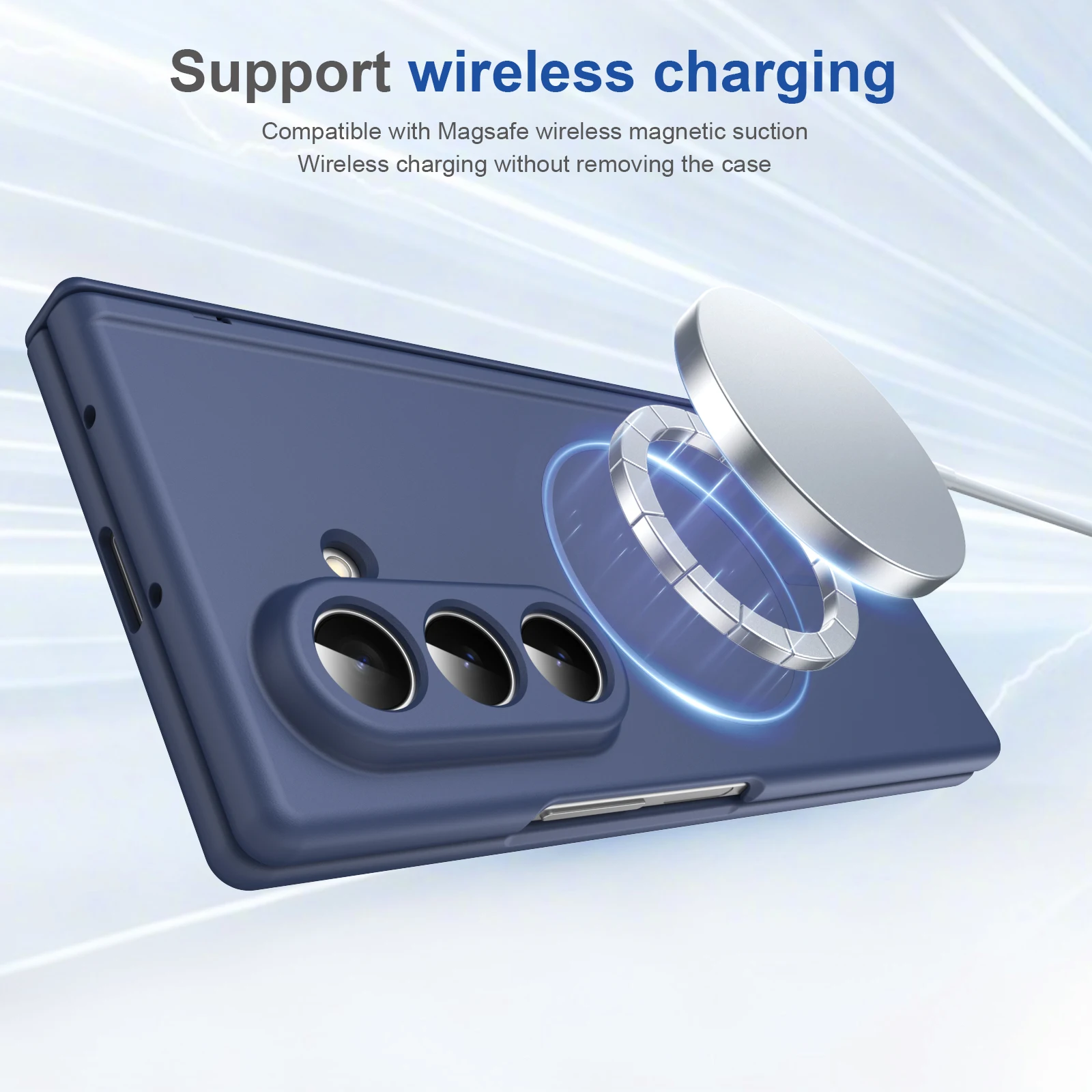 Scharnier-Schutzhülle, magnetisch, 6, 5, 4, 3, 5G, für Magsafe Fold7, Fold6, mit Displayschutzfolie – Bild 5