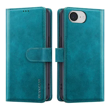 iPhone 16e: Brieftaschenhülle Handyhülle mit Kartenhalter Magnetischer Flip-Leder-Ständer Stoßfeste Schutzhülle