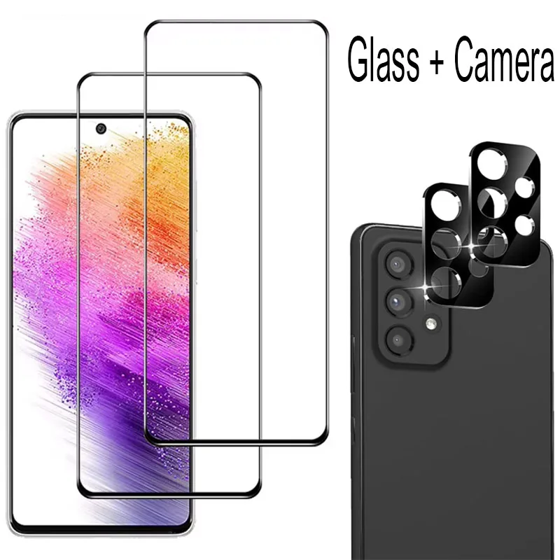 Galaxy A17: kamera folie+ schutzhülle glas für A 52 S gehärtetem glas displayschutz screen protector A 53 screen protector