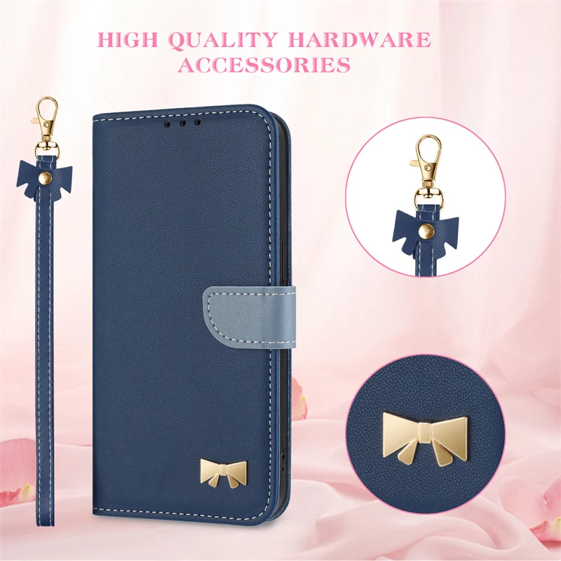 Leder Flip Wallet Case Karten Slot Halter Abdeckung – Bild 6