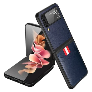 Galaxy Z Flip6: Anti-Schock Komfortable Hülle 7 6 5 5G Flip7 FE Flip8 Flip6 Flip4 Flip3 Flip Handy-Lederhülle