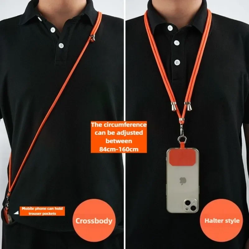 Umhängeband, Halskettenband, universelle Handy-Einstellung, langes Hängeseil mit Clip, Anti-Verlust-Lanyard – Bild 3