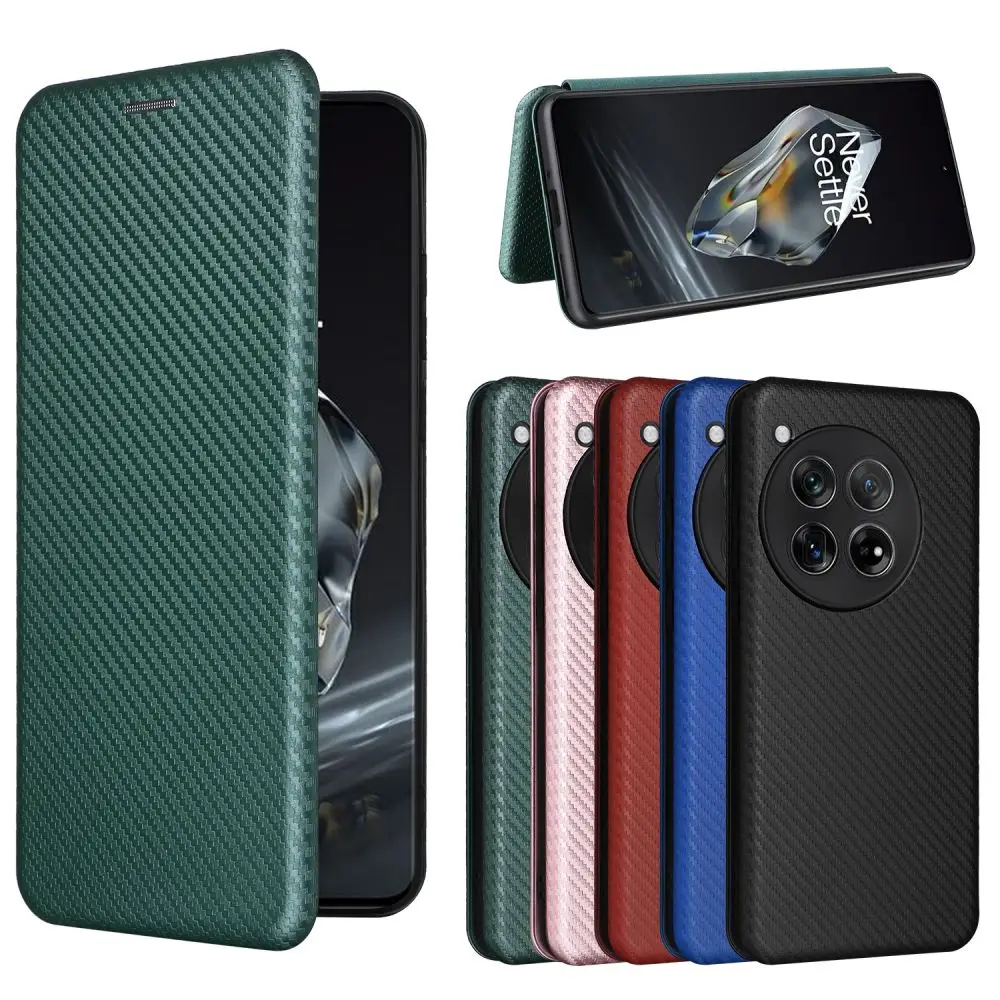 Carbon Fiber Magnetische Leder Flip-Cover Fall 8T 8 Pro 7T 6T Nord4 Shell Brieftasche Karte Halter – Bild 2
