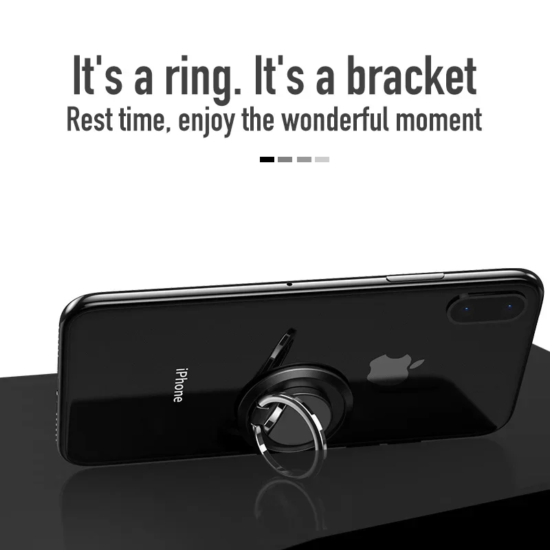 Universal Finger Ring Halter Ständer Handy Luxus Drehbare Telefon Zurück Aufkleber Halter für IPhone Samsung Xiaomi – Bild 6