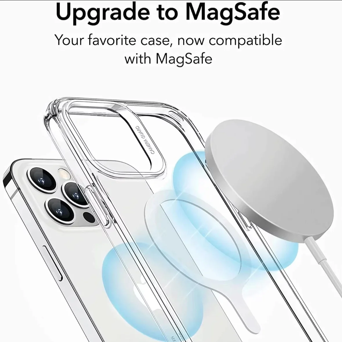 Universeller Magnet-Aufkleber Magnetischer Adapterring Geeignet für Magsafe iPhone Kabelloses Laden – Bild 2