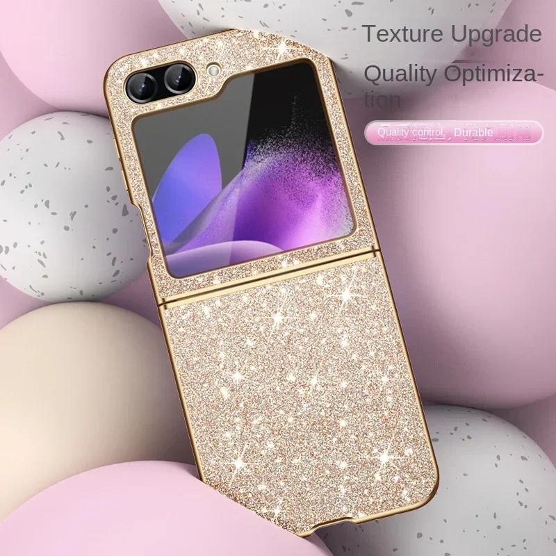 Überzug Bling Glitter Handyhülle 6 5 4 Flip6 Flip5 Flip7 5G Hartplastik Schutzhülle – Bild 4