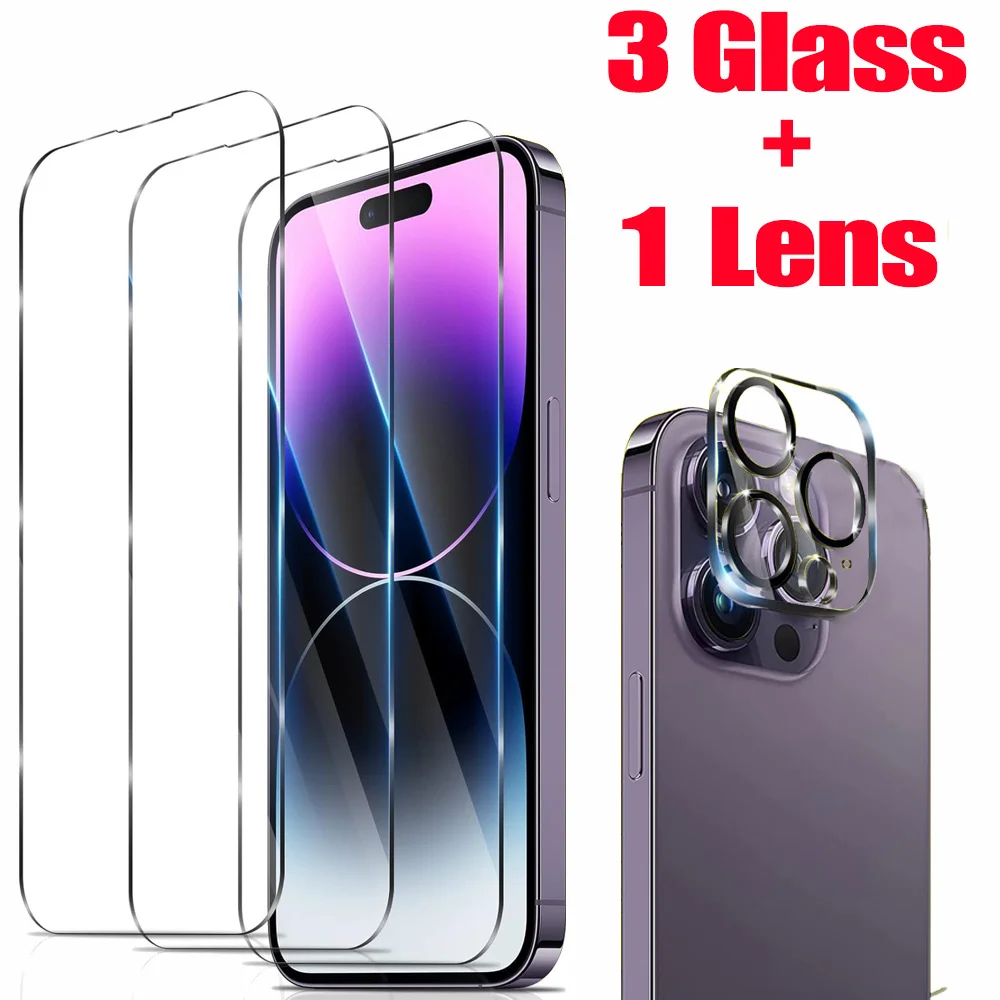iPhone 17 Pro Max: HD Bildschirmschutz gehärtetes Glas Kameraobjektivfolie Glass