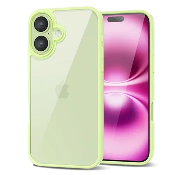 iPhone Air: Bonbonfarbene Silikon-Stoßstangen-Telefonhülle, XR8, 7Plus, transparente, stoßfeste Rückseite