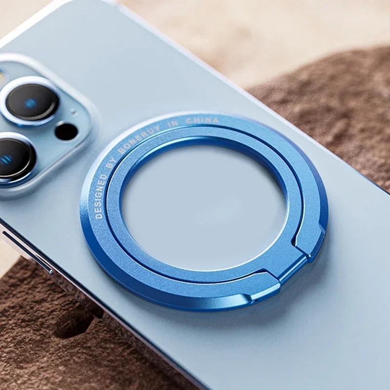 Magnetischer Ring-Telefonhalter für tragbares MagSafe-Handy, magnetisch, faltbare Halterung, abnehmbarer Griffständer – Bild 5