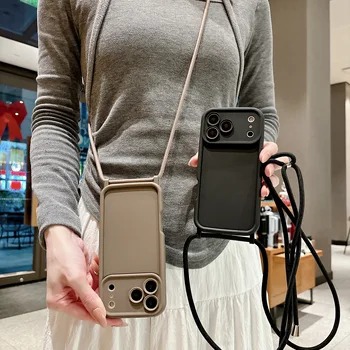 IPhone Air: Handyhülle mit verstellbarem Umhängeband und weicher Schutzhülle