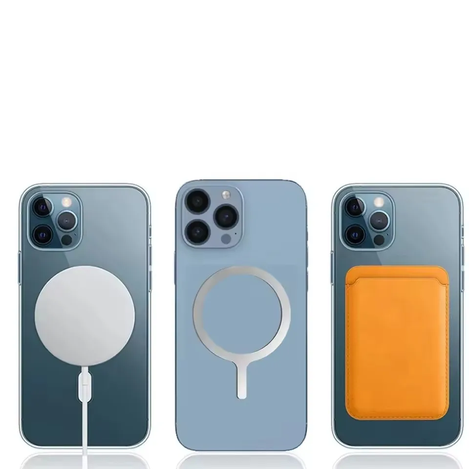 Universeller Magnet-Aufkleber Magnetischer Adapterring Geeignet für Magsafe iPhone Kabelloses Laden Handy Runde – Bild 6