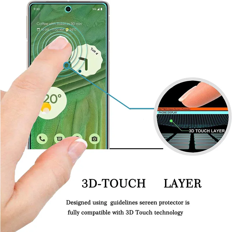 4PCS Gehärtetes Glas schützende Transparente Displayschutzfolie Glas – Bild 3