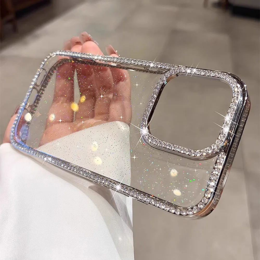 Galaxy A36: Bling Glitter Klare Handyhülle Hülle 5g stoßfeste Softcover