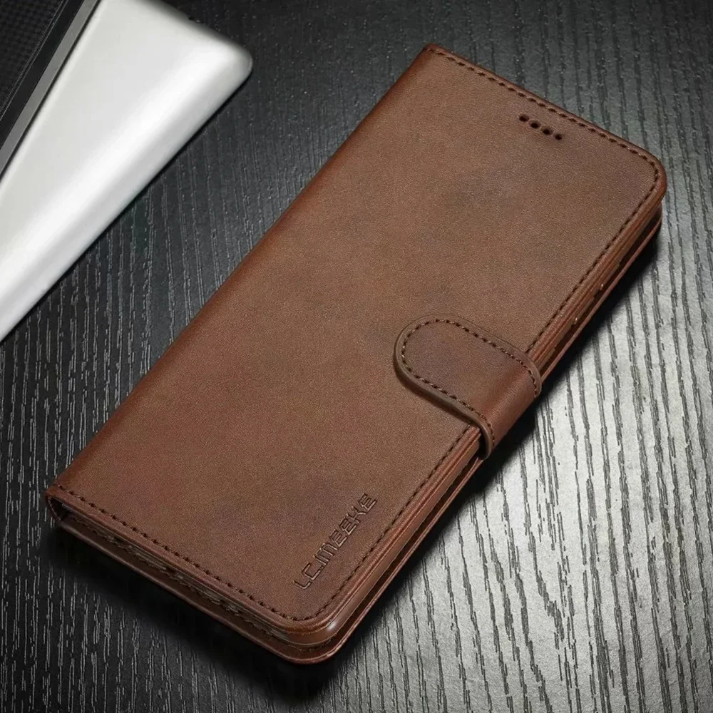 Leder-Brieftaschenhülle Flip Cover – Bild 2