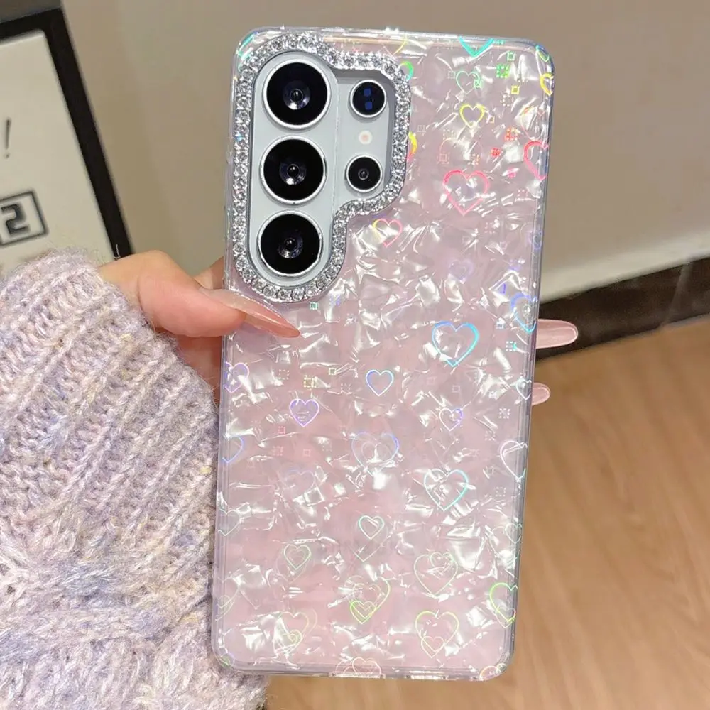 Glitzer Farbverlauf Schmetterling Handyhülle Diamant-Schutz PC-Cover – Bild 4