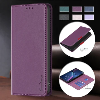 Xiaomi 15: Luxus Leder Flip Telefon Fall Lite 5G NE Magnetische Abdeckung Einfarbig Brieftasche Taschen