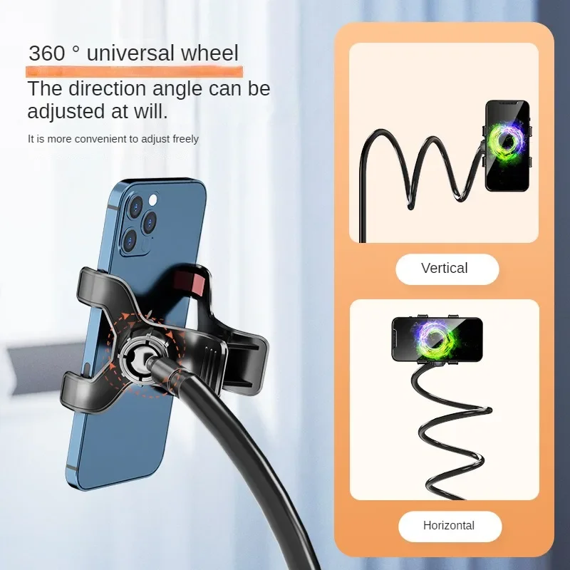 100 cm Telefon-Clip-on-Ständerhalter mit Griff, flexibler langer Arm, Lazy-Halterung, Klemme, Zubehör, Telefonhalter – Bild 3