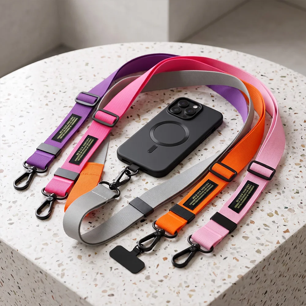 Verstellbares Crossbody-Handyband Universelles Diagonales Langes Seil Schulterriemen Mehrzweck-Anti-Verlust-Seil – Bild 2