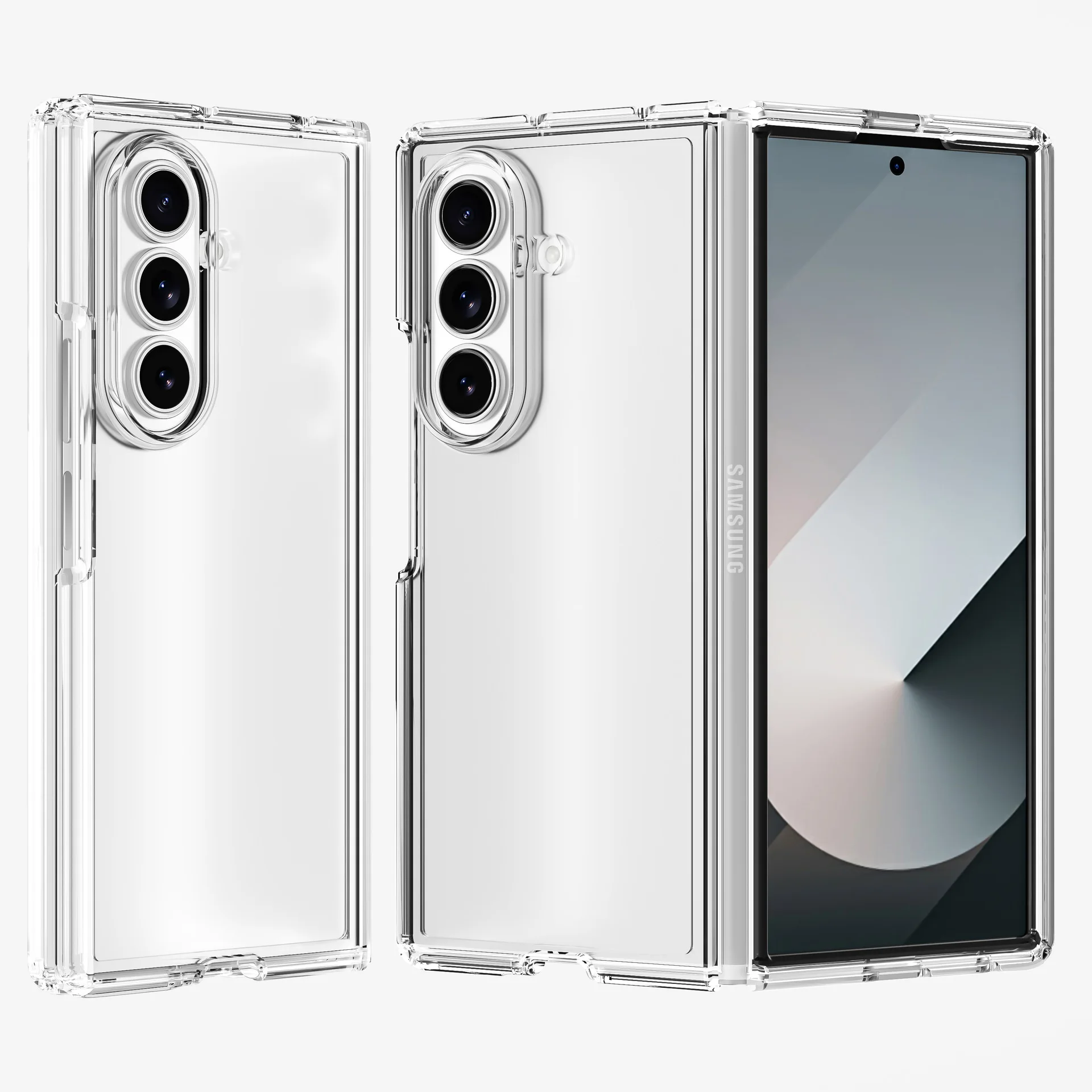 Galaxy Z Fold7: Transparente Schutzhülle Fold7 5G Fold Fold3 Fold5 Fold6 Fold