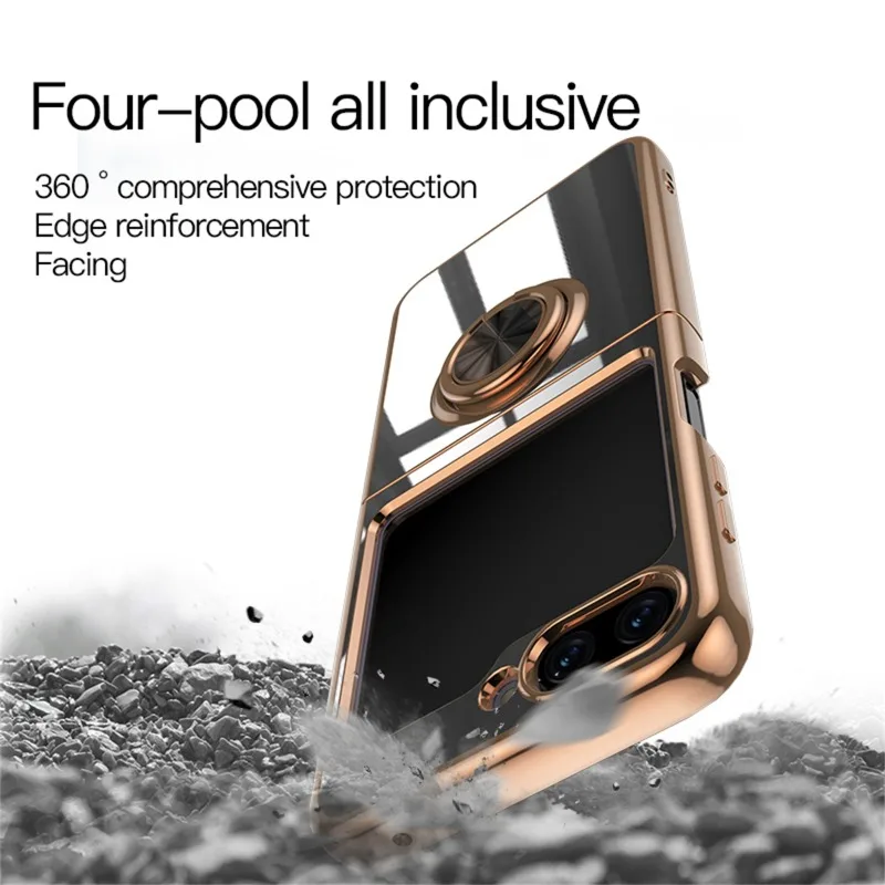 Beschichtung Silikonhülle ZFold ZFlip Fold5 Fold4 Flip5 Flip4 Flip3 Cover mit Ringhalter – Bild 4