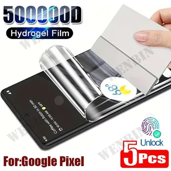 Pixel 10 Pro: 5 Stück Hydrogel-Folie Vollständiger Displayschutz