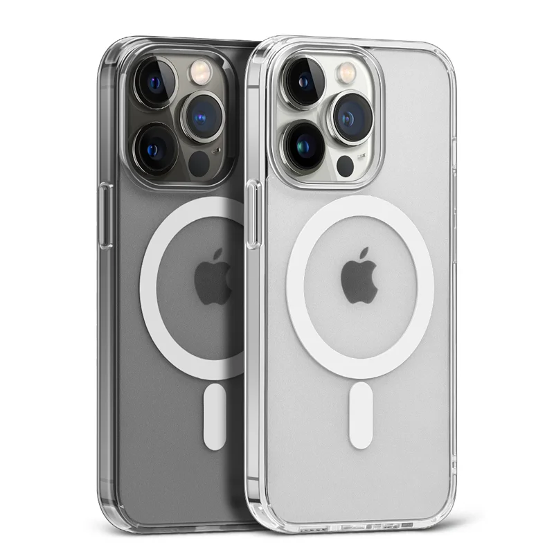 iPhone 12 mini: Magnetische klare Hülle Wireless Charging kompatibel mit Magsafe