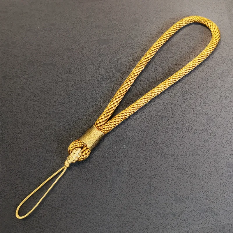 Handy Lanyard Kurze Handgelenk Seil Verstärkte Farbe Passenden Hand-gewebt Anhänger Weiblich Männlich Zubehör – Bild 2