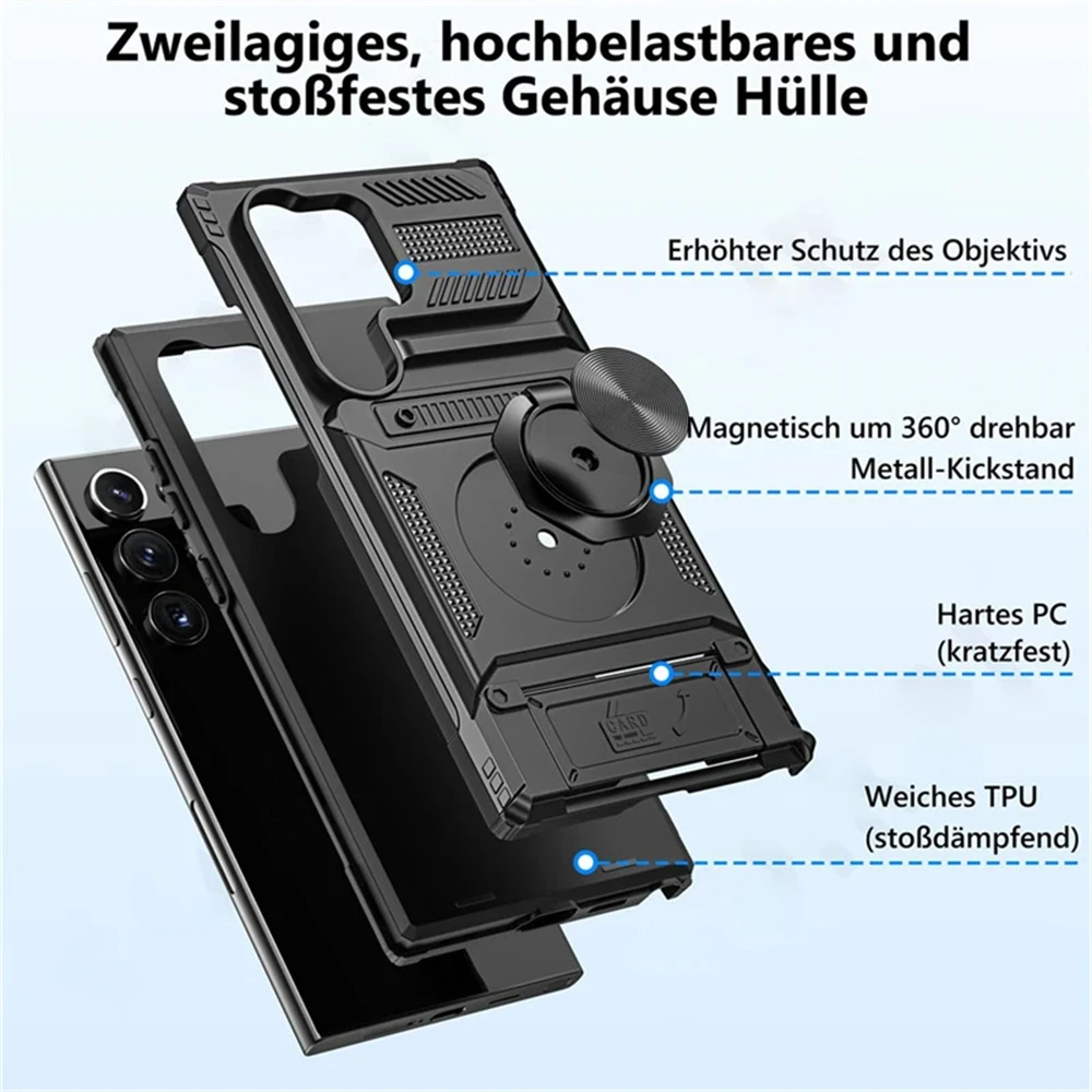 Magnetische Drehbare Ringständer-Handyhüllen Cas – Bild 4