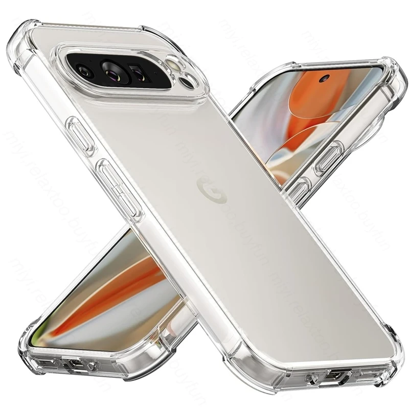 Pixel 10 Pro: Transparente Hülle 5G Schlanke Weiche TPU-Schutzhülle ProXL
