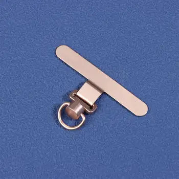 Universeller Handy-Gurthalter-Adapter, 1 Stück – abnehmbar, Anti-Verlust, Metall-Lanyard mit mobilem Dichtungspflaster.