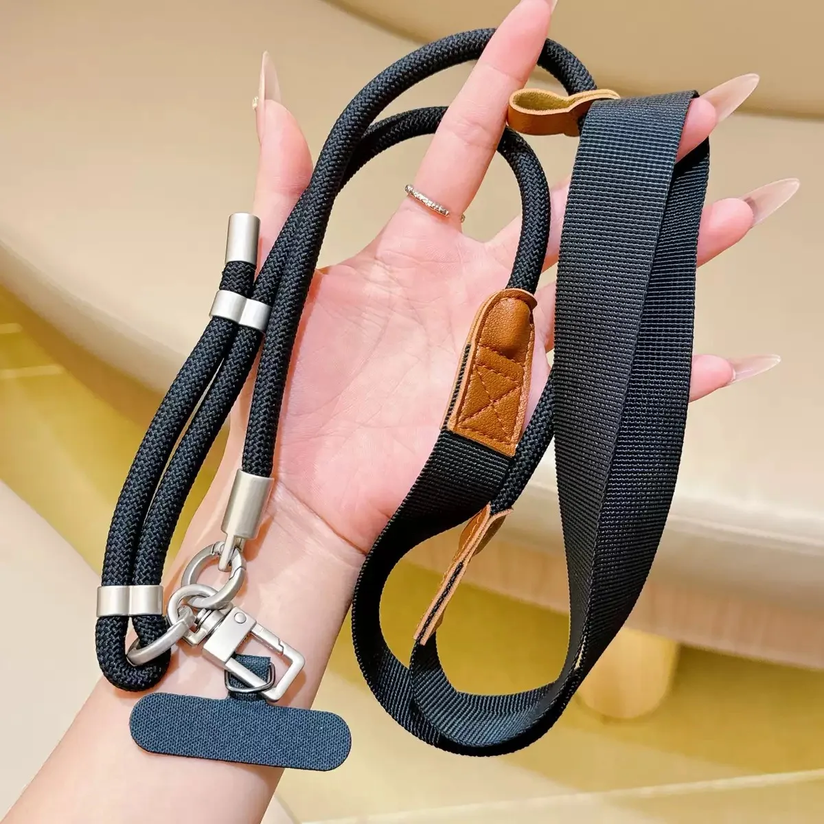 Universelles Handy-Umhängeband mit Clip Verbesserte Anti-Verlust 360°-Schutzfunktion ° Drehbarer Verstellbarer – Bild 2
