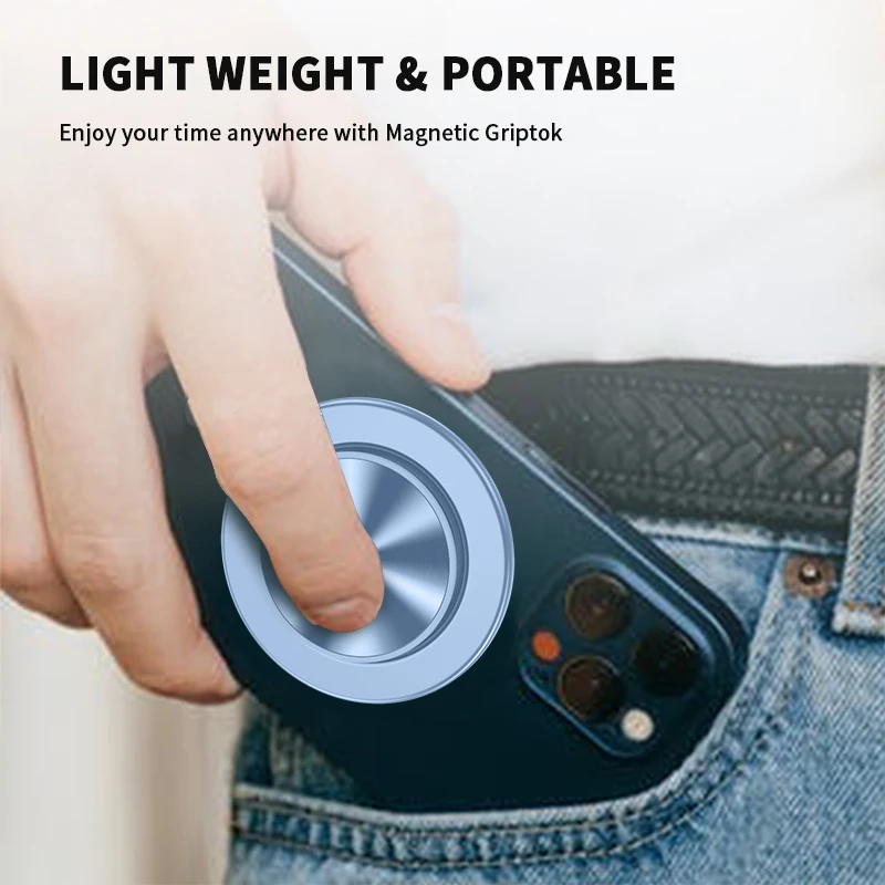 PopsoGrip Für Magsafe Telefon Grip Ständer Halter Für IPhone 16/15/14/13 Magnetische Telefon Buchse GripTok faltbare – Bild 5