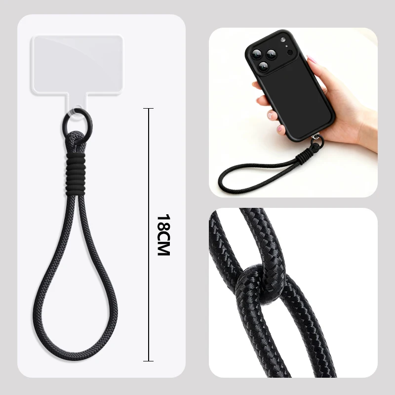 Handschlaufe Lanyard TPU Handyhülle Stoßfeste Weiche Silikonhülle – Bild 6