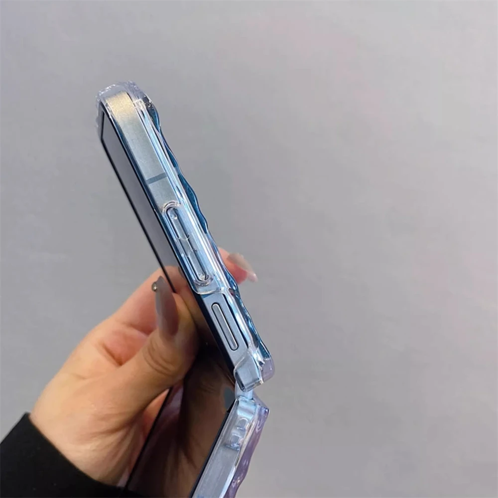 Koreanische, niedliche, bunte Blumen- und Wasserwellen-Handyhülle / und Xiaomi Mix Flip 2 – Bild 6
